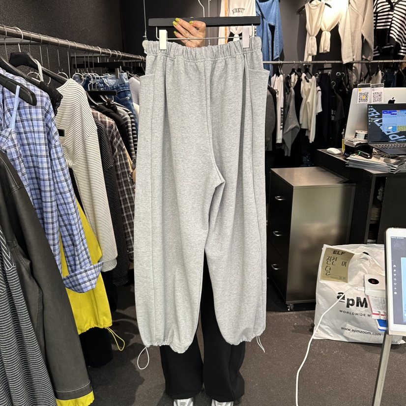 ELF-L韓國代購女士新品人氣熱賣26春夏時尚真品休閑褲口袋PROJECT ELF/ELF-L休閑褲