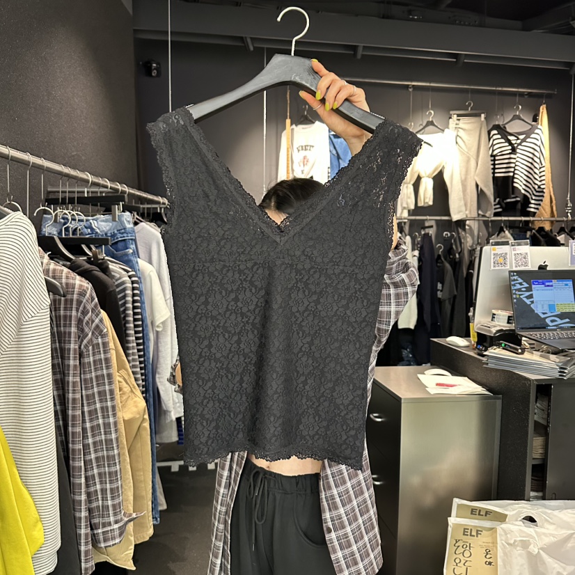 ELF-L韓國代購女裝新品時尚推薦職業熱賣休閑人氣吊帶背心PROJECT ELF/ELF-L吊帶/背心圖色2