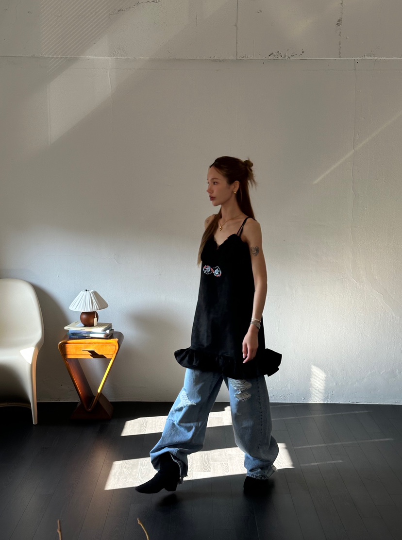 ZEROZERO東大門直郵女裝新品時尚真品休閑熱賣連衣裙麂皮ZEROZERO連衣裙