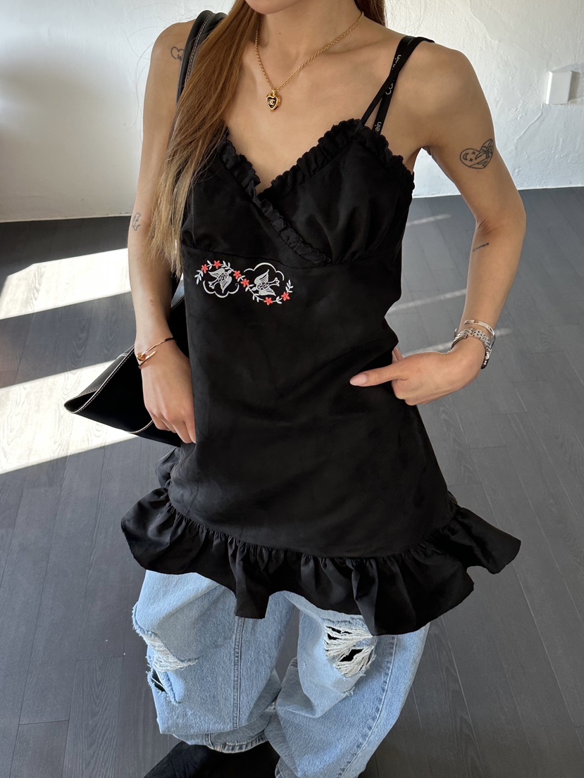 ZEROZERO東大門直郵女裝新品時尚真品休閑熱賣連衣裙麂皮ZEROZERO連衣裙