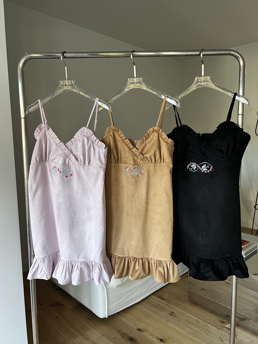 ZEROZERO東大門直郵女裝新品時尚真品休閑熱賣連衣裙麂皮ZEROZERO連衣裙