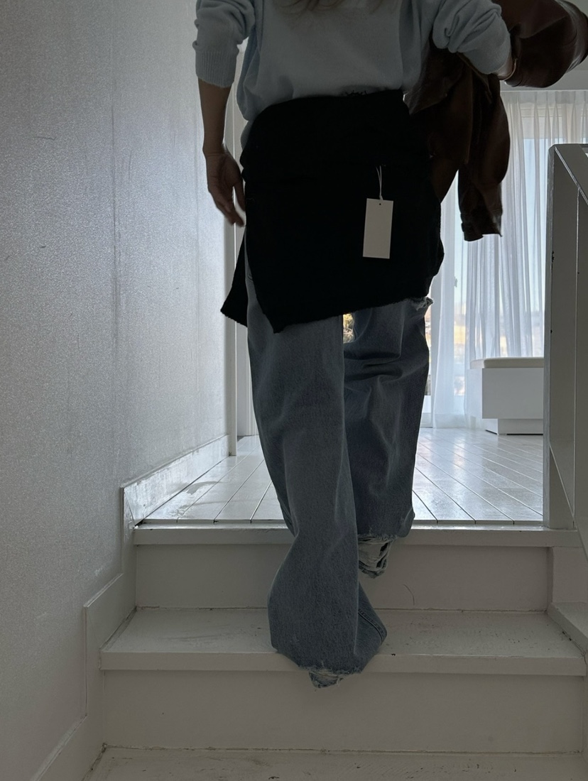 ZEROZERO東大門實拍女士新款休閑熱賣26春夏人氣職業牛仔褲ZEROZERO牛仔褲