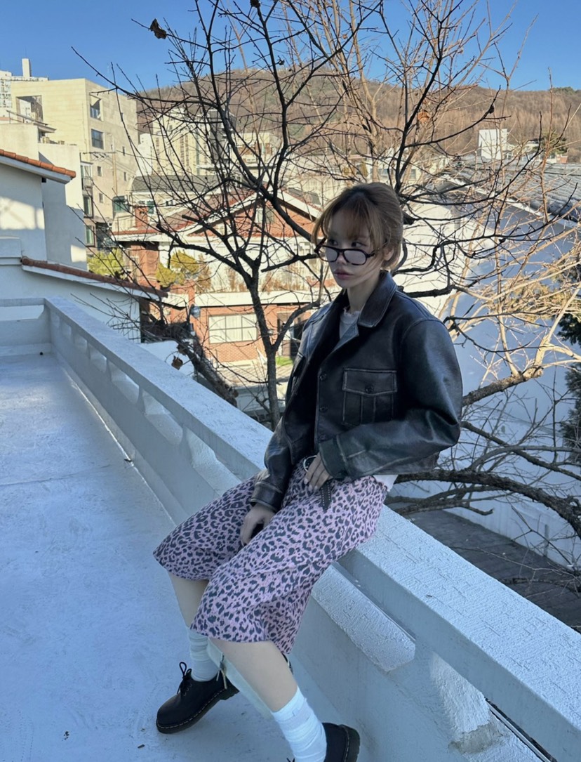 ZEROZERO東大門實拍女裝新品真品熱賣職業短褲不含腰帶豹紋ZEROZERO短褲