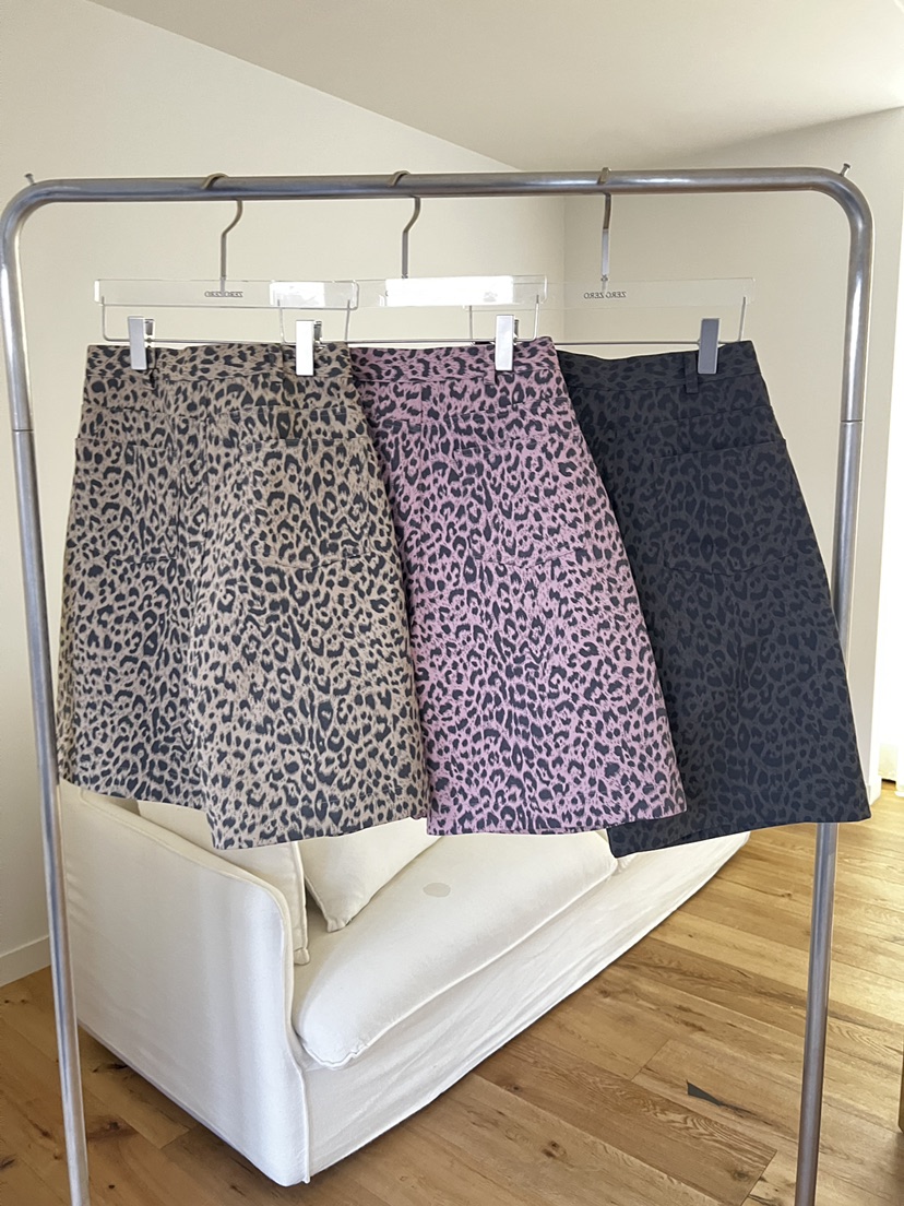 ZEROZERO東大門實拍女裝新品真品熱賣職業短褲不含腰帶豹紋ZEROZERO短褲