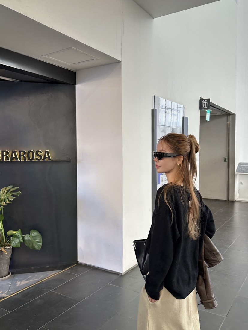 ZEROZERO東大門直郵女士新品熱賣26春夏休閑針織衫V領蕾絲ZEROZERO針織衫