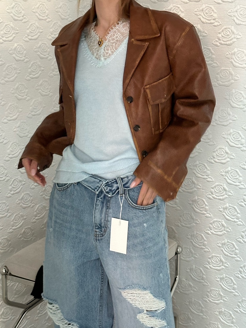 ZEROZERO韓國代購女裝新品休閑26春夏推薦職業熱賣真品夾克ZEROZERO夾克