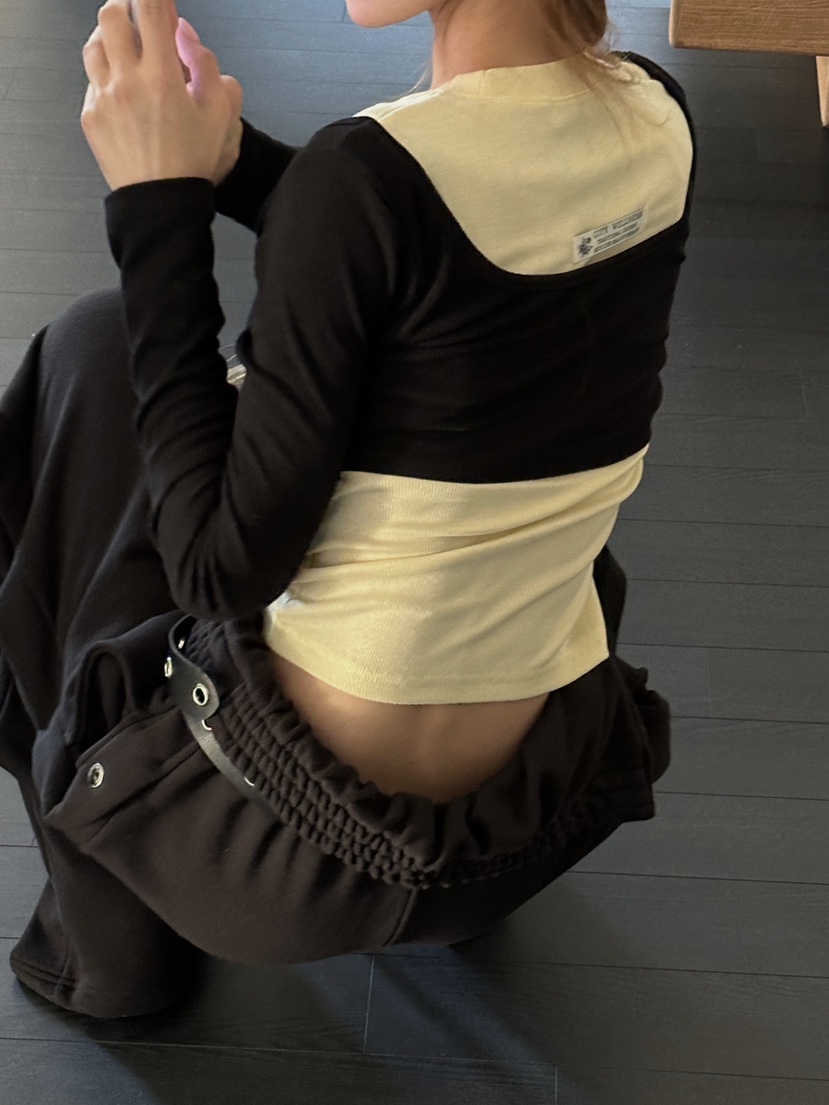 ZEROZERO韓國直郵女裝新品26春夏休閑熱賣真品時尚長袖T恤ZEROZERO長袖T恤