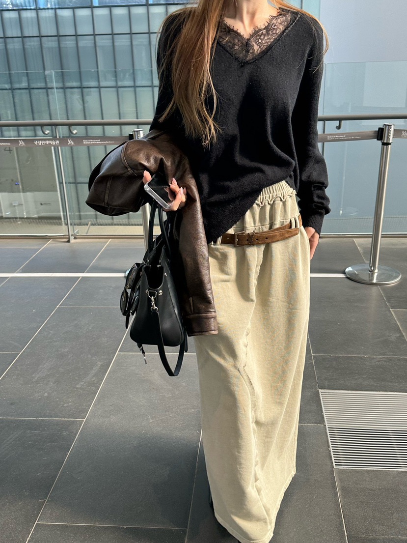 ZEROZERO東大門直郵女裝新款人氣職業推薦時尚長裙不含腰帶ZEROZERO長裙