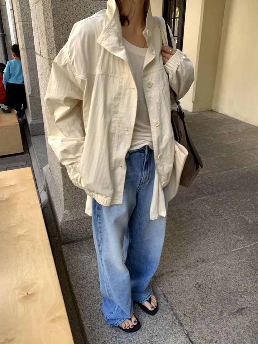 ROMANTICIZE東大門代購女士新品推薦26春夏人氣夾克棉質紐扣ROMANTICIZE夾克