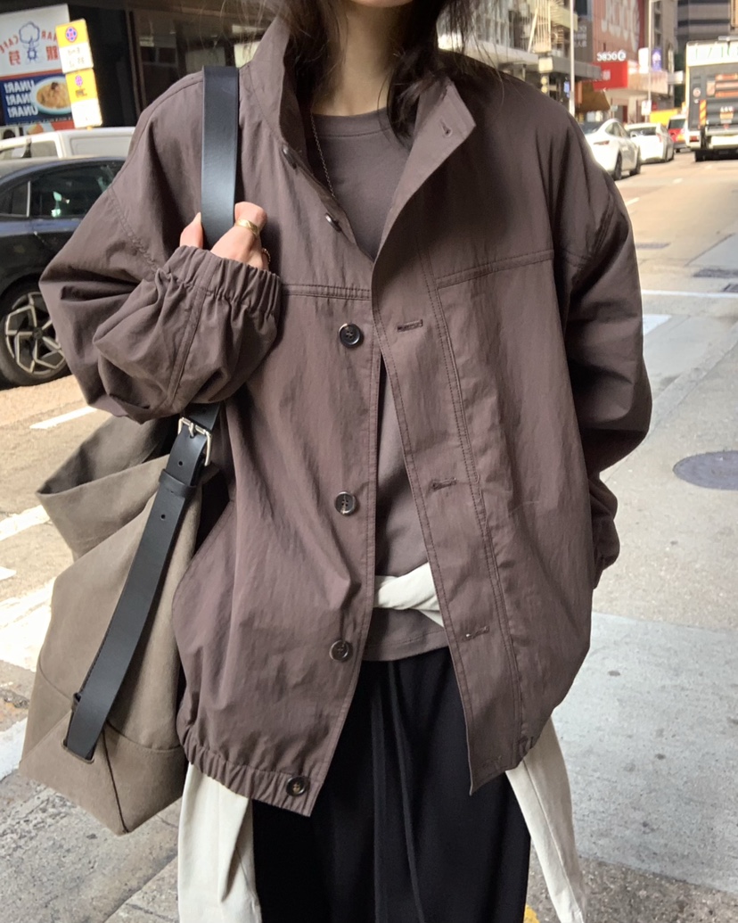 ROMANTICIZE東大門代購女士新品推薦26春夏人氣夾克棉質紐扣ROMANTICIZE夾克