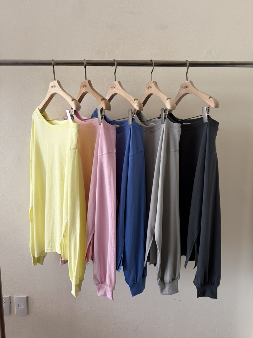 MENG東大門直郵女裝新款真品職業休閑26春夏人氣推薦長袖T恤MENG長袖T恤