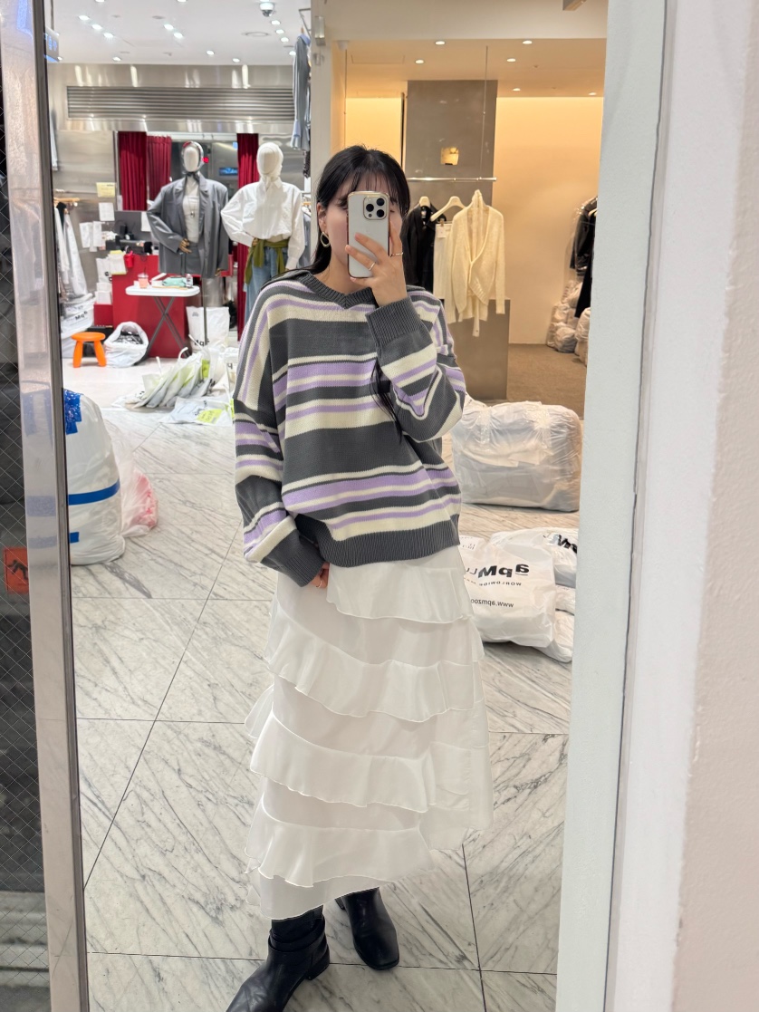 SOLAR韓國代購女裝新款26春夏職業真品推薦時尚人氣針織衫SOLAR針織衫圖色2