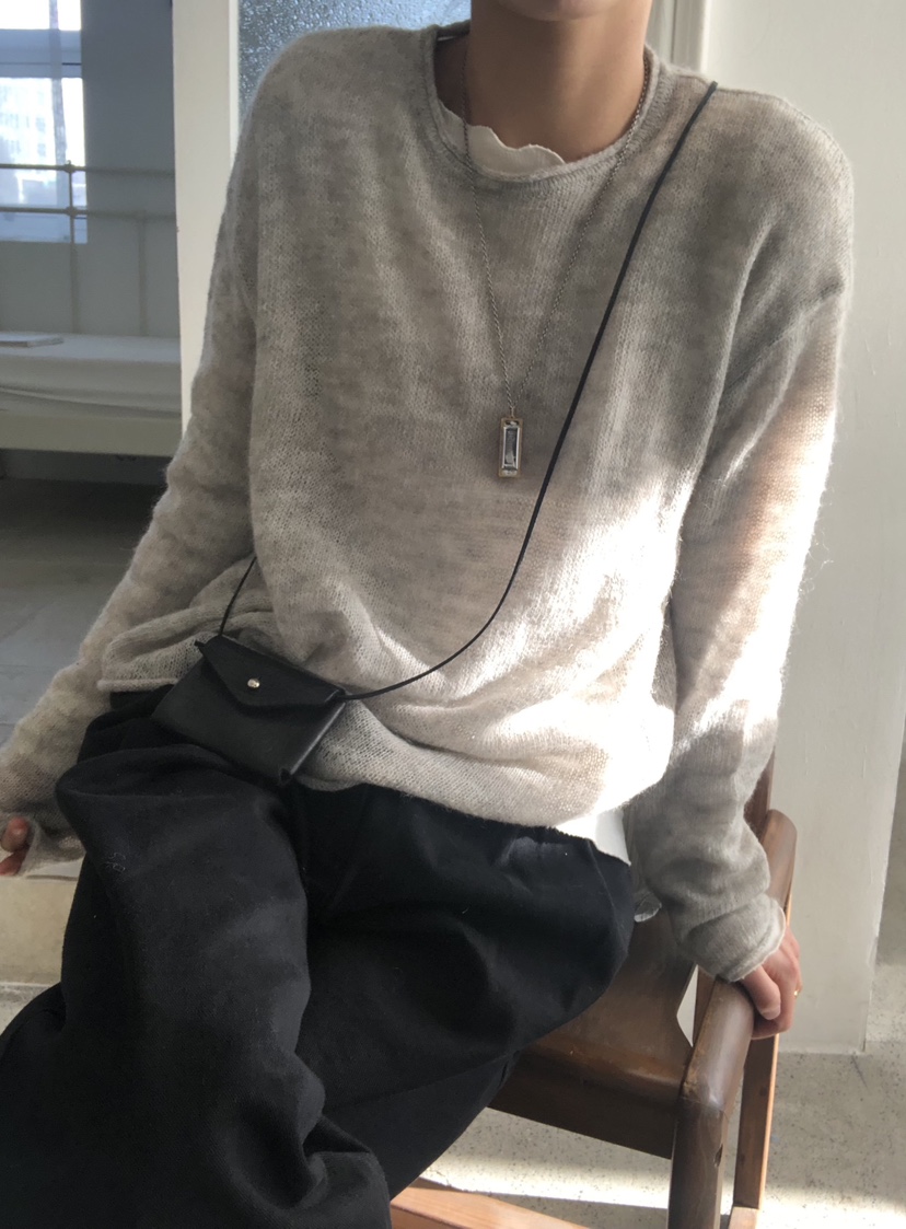 ROMANTICIZE韓國直郵女裝新款職業26春夏真品時尚針織衫柔軟ROMANTICIZE針織衫