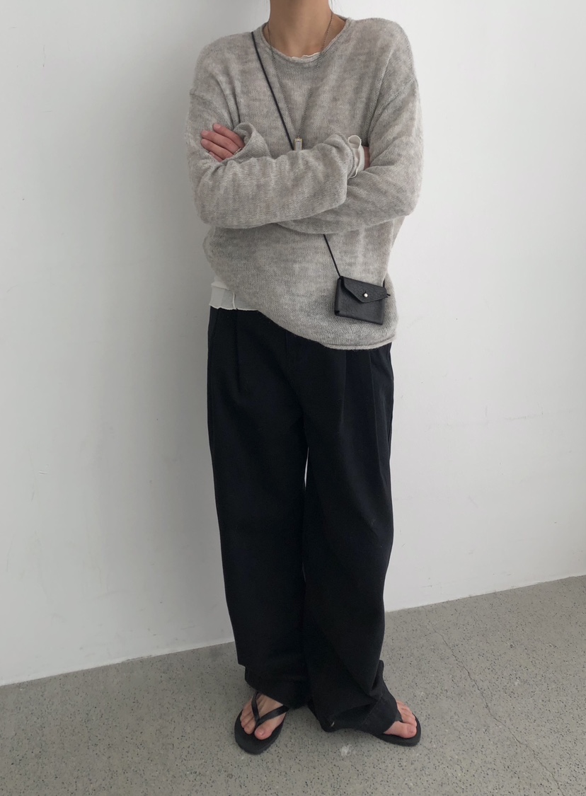 ROMANTICIZE韓國直郵女裝新款職業26春夏真品時尚針織衫柔軟ROMANTICIZE針織衫