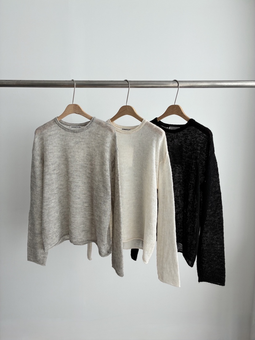 ROMANTICIZE韓國直郵女裝新款職業26春夏真品時尚針織衫柔軟ROMANTICIZE針織衫