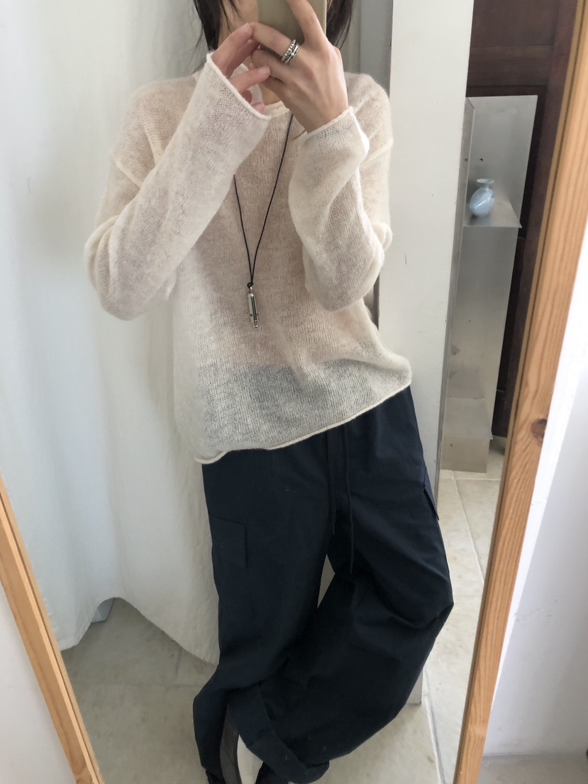 ROMANTICIZE韓國直郵女裝新款職業26春夏真品時尚針織衫柔軟ROMANTICIZE針織衫