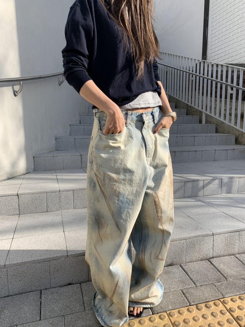 MENG東大門直郵女裝新品真品休閑時尚職業推薦26春夏休閑褲MENG休閑褲