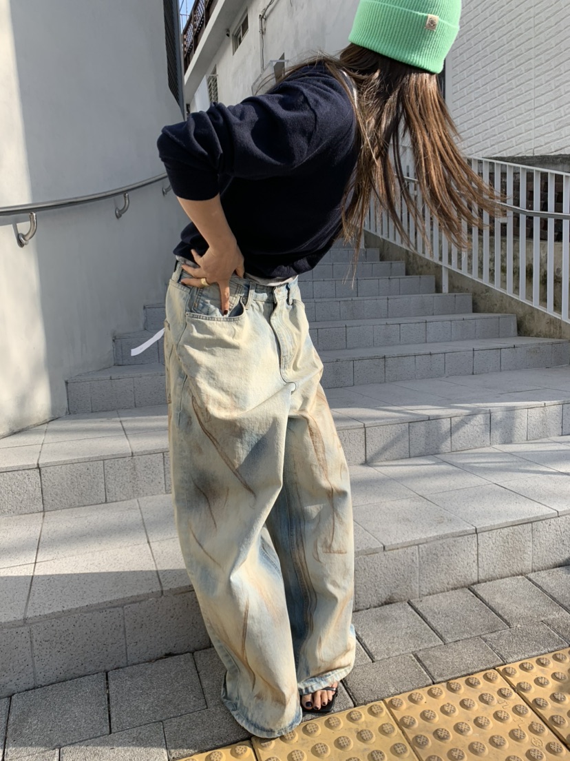 MENG東大門直郵女裝新品真品休閑時尚職業推薦26春夏休閑褲MENG休閑褲