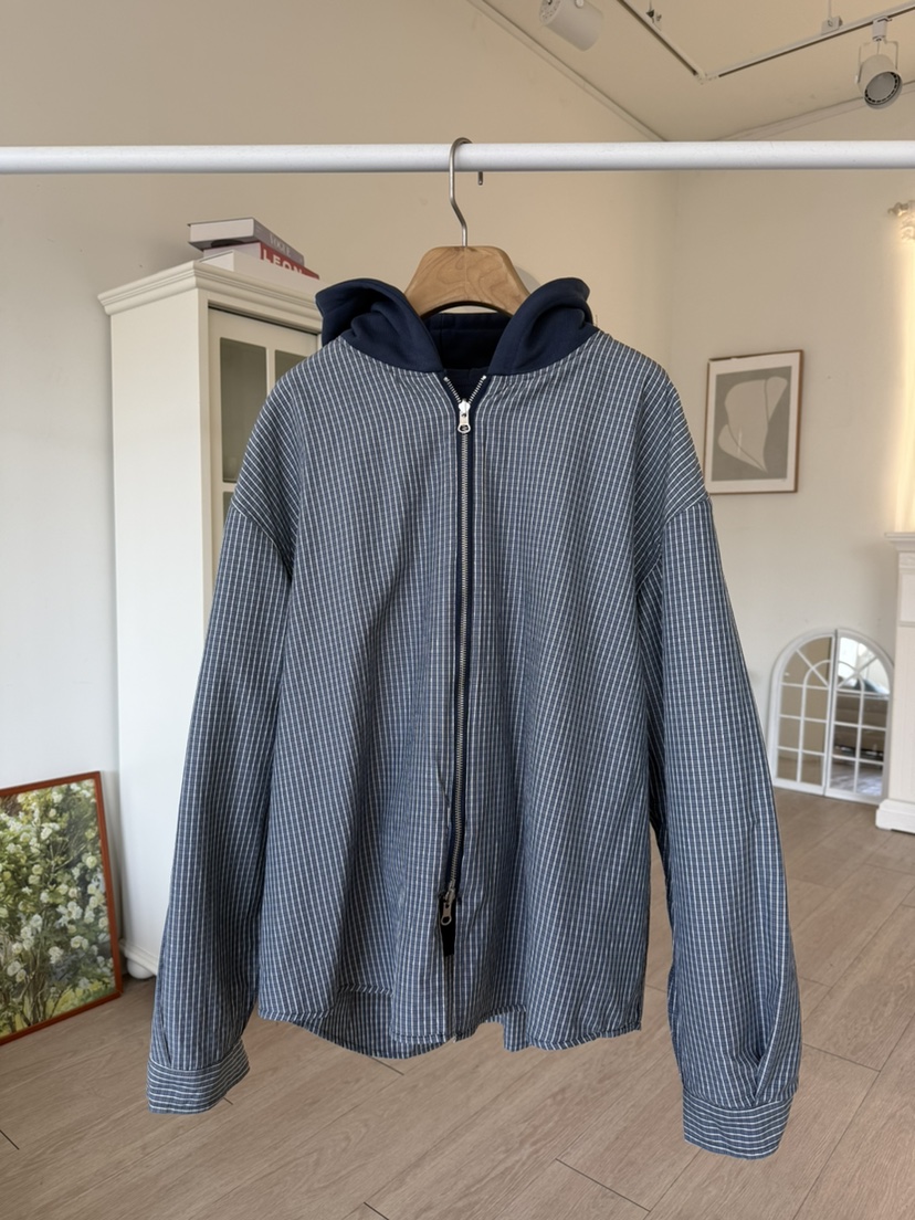 SOLAR韓國代購女裝新款真品時尚熱賣夾克兩面可穿雙面連帽SOLAR夾克