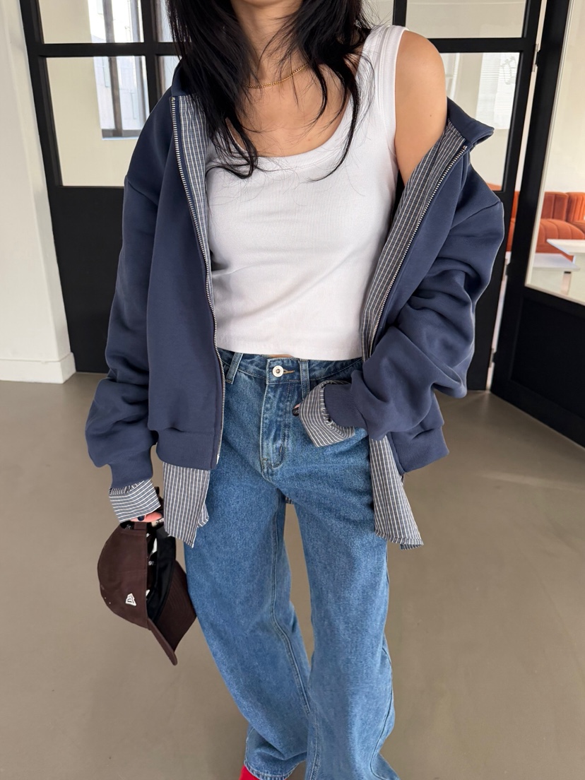 SOLAR韓國代購女裝新款真品時尚熱賣夾克兩面可穿雙面連帽SOLAR夾克