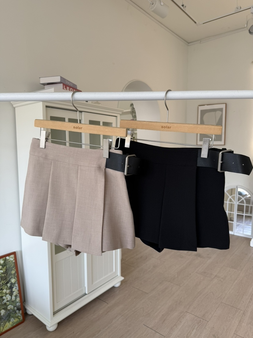 SOLAR東大門實拍女士新款休閑人氣熱賣26春夏真品時尚裙褲SOLAR裙褲