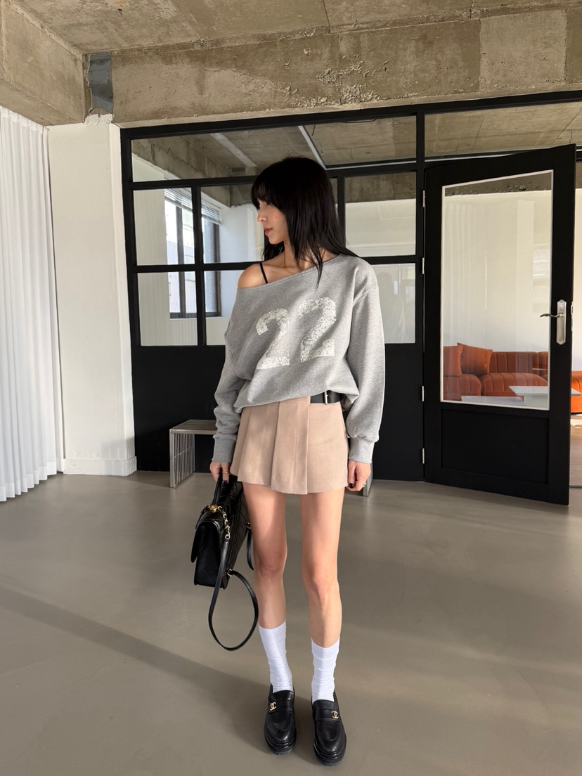 SOLAR東大門實拍女士新款休閑人氣熱賣26春夏真品時尚裙褲SOLAR裙褲