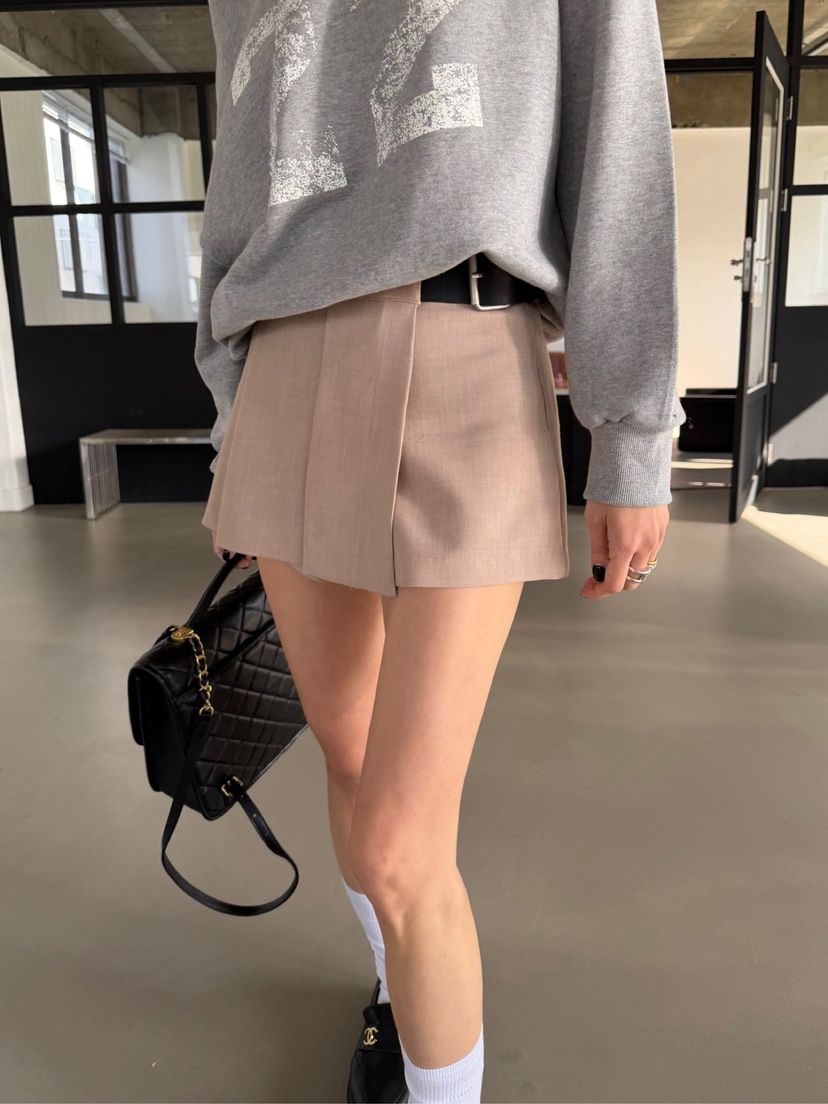 SOLAR東大門實拍女士新款休閑人氣熱賣26春夏真品時尚裙褲SOLAR裙褲