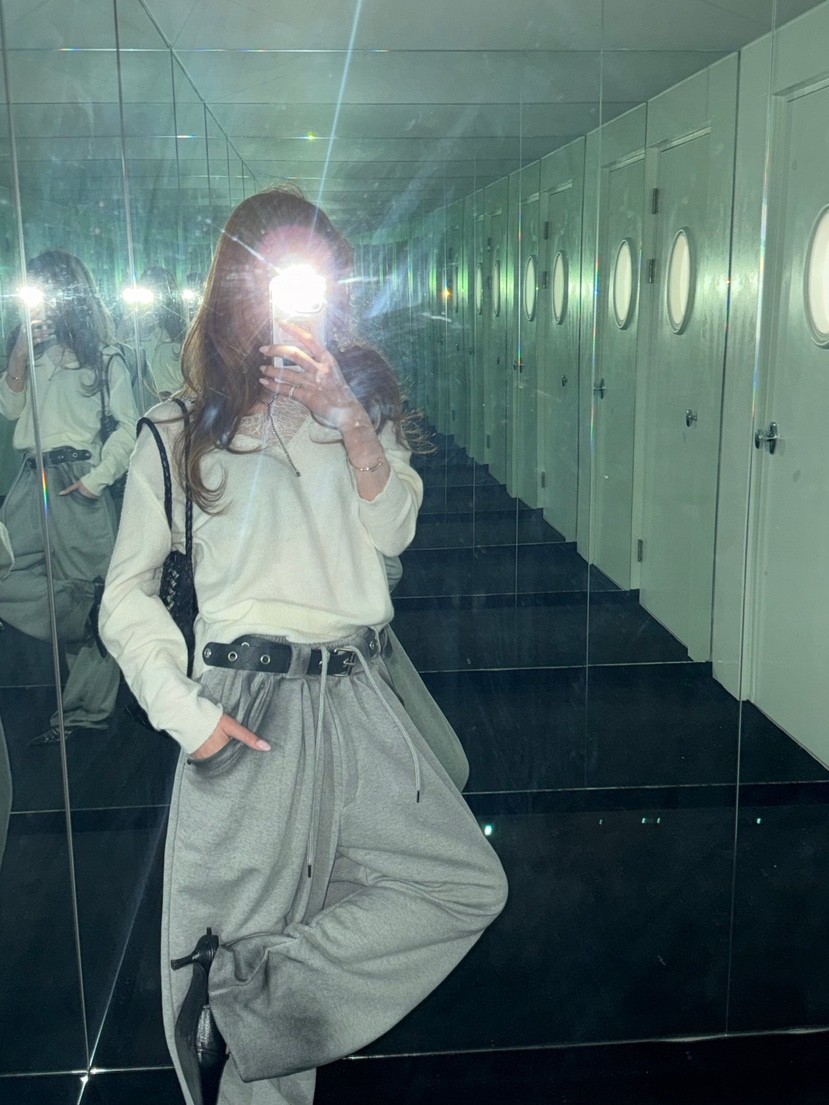 ZEROZERO韓國直郵女士新款真品職業熱賣休閑休閑褲不含腰帶ZEROZERO休閑褲