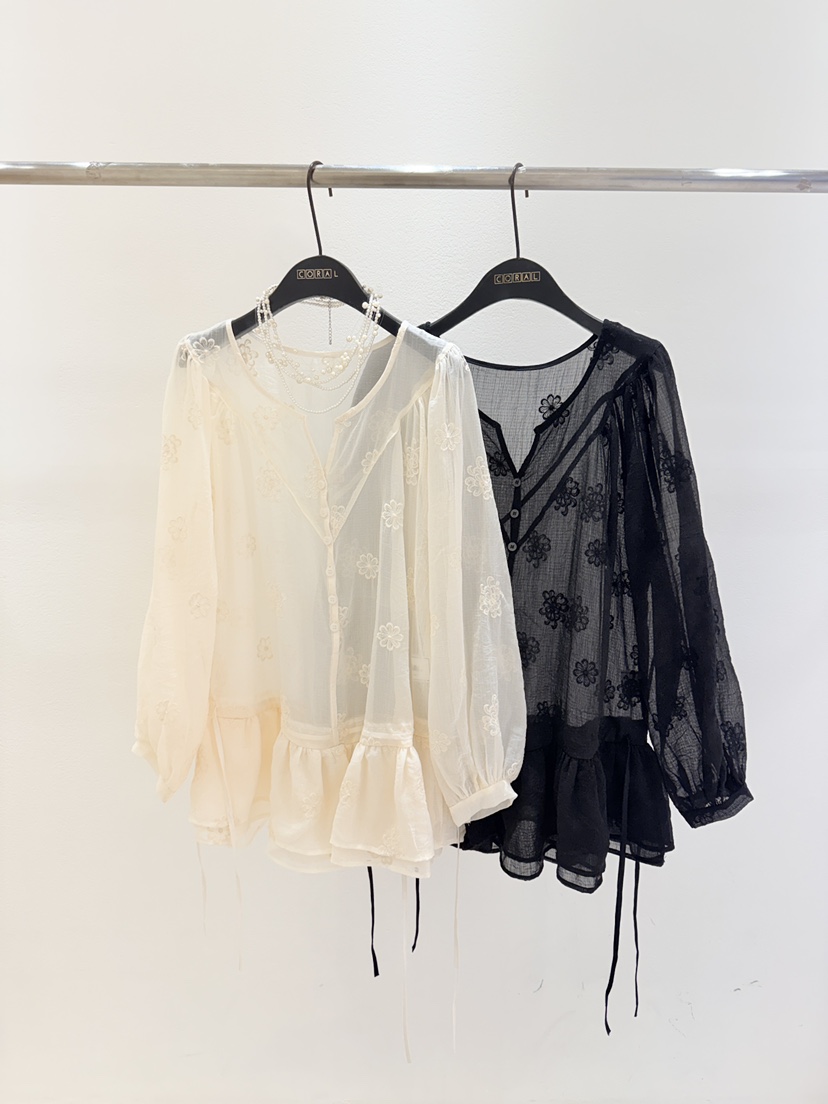 CORAL韓國代購女裝新款職業真品熱賣時尚襯衫蕾絲衫不含配飾CORAL襯衫/蕾絲衫