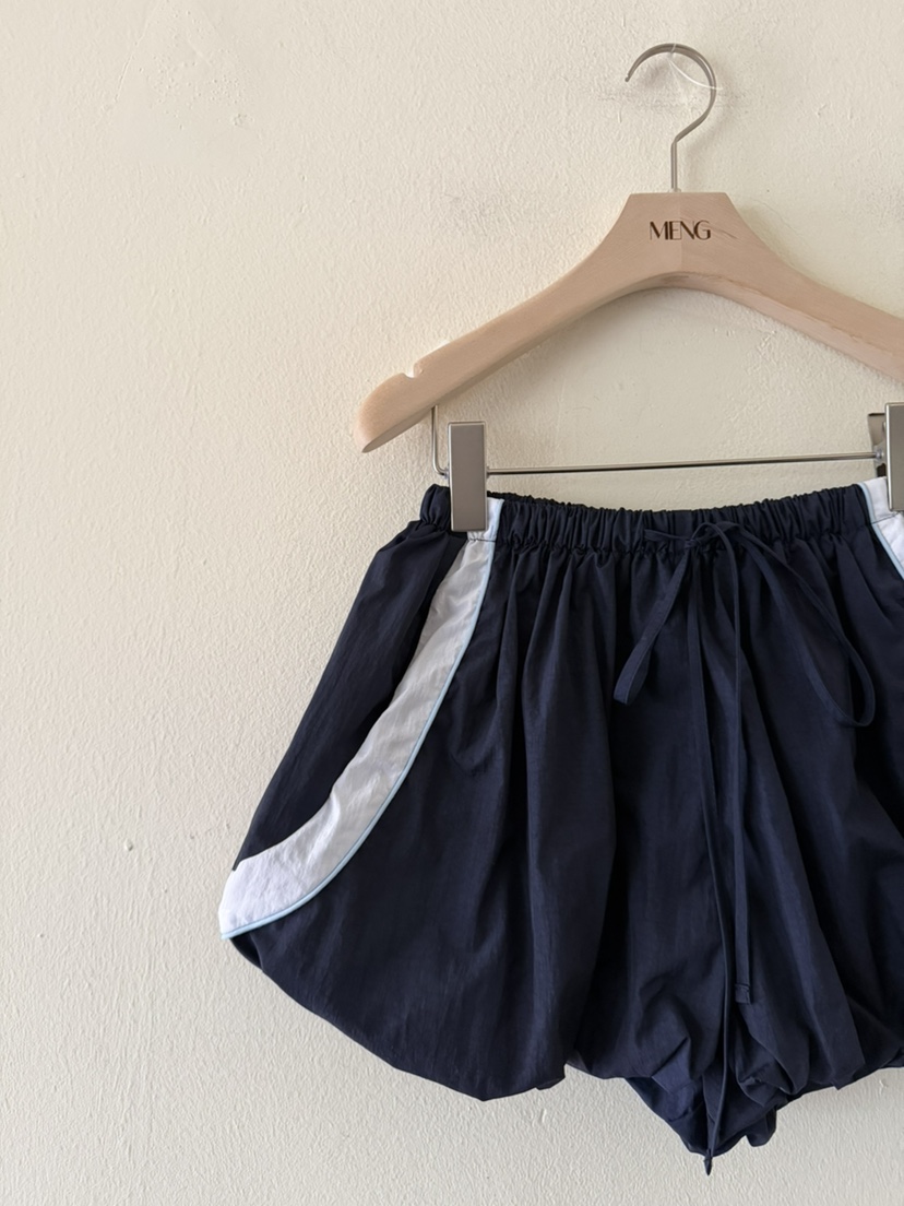MENG韓國直郵女裝新款休閑真品推薦職業熱賣26春夏短裙尼龍MENG短裙