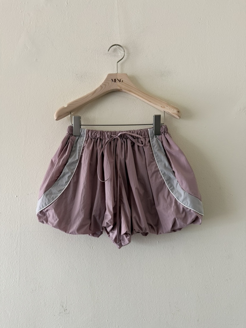 MENG韓國直郵女裝新款休閑真品推薦職業熱賣26春夏短裙尼龍MENG短裙圖色1