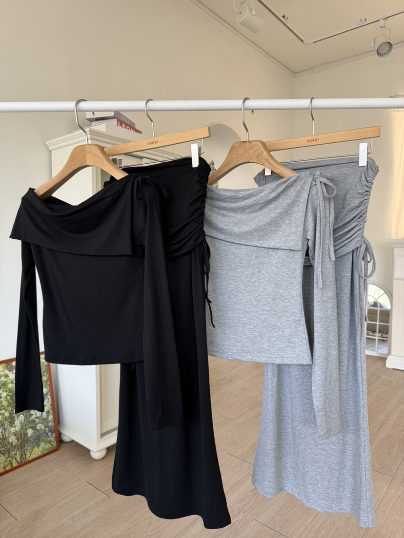 SOLAR東大門實拍女士新品26春夏人氣休閑真品熱賣套裝套裝SOLAR套裝