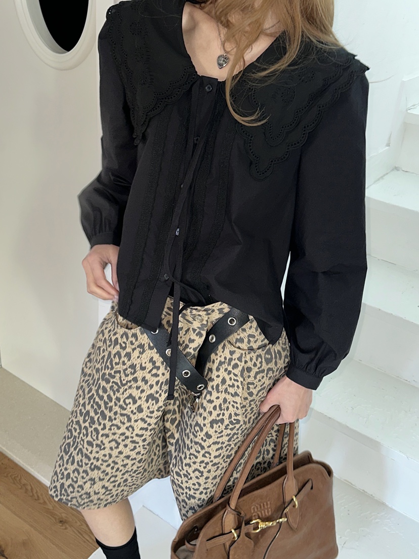 ZEROZERO東大門直郵女裝新品職業26春夏熱賣休閑襯衫蕾絲衫ZEROZERO襯衫/蕾絲衫