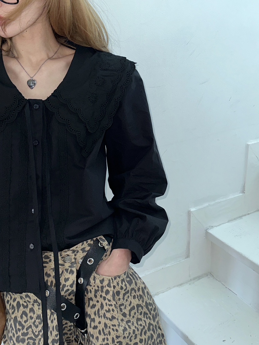 ZEROZERO東大門直郵女裝新品職業26春夏熱賣休閑襯衫蕾絲衫ZEROZERO襯衫/蕾絲衫