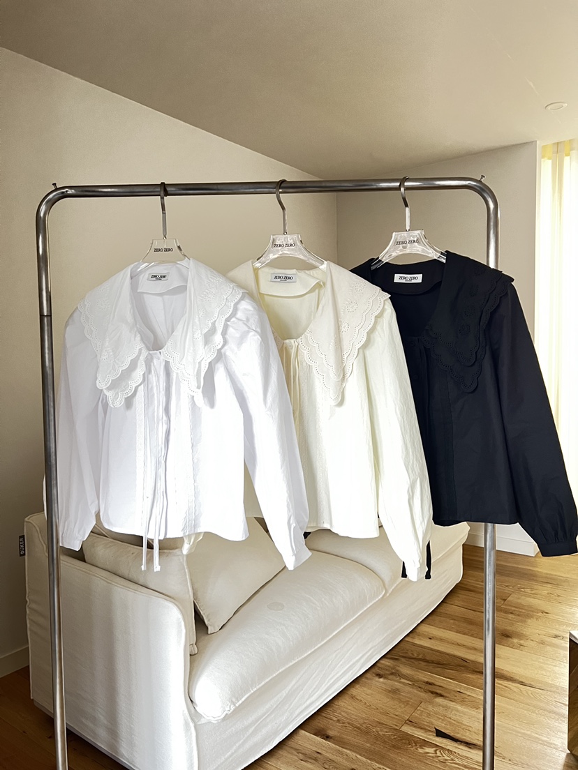 ZEROZERO東大門直郵女裝新品職業26春夏熱賣休閑襯衫蕾絲衫ZEROZERO襯衫/蕾絲衫