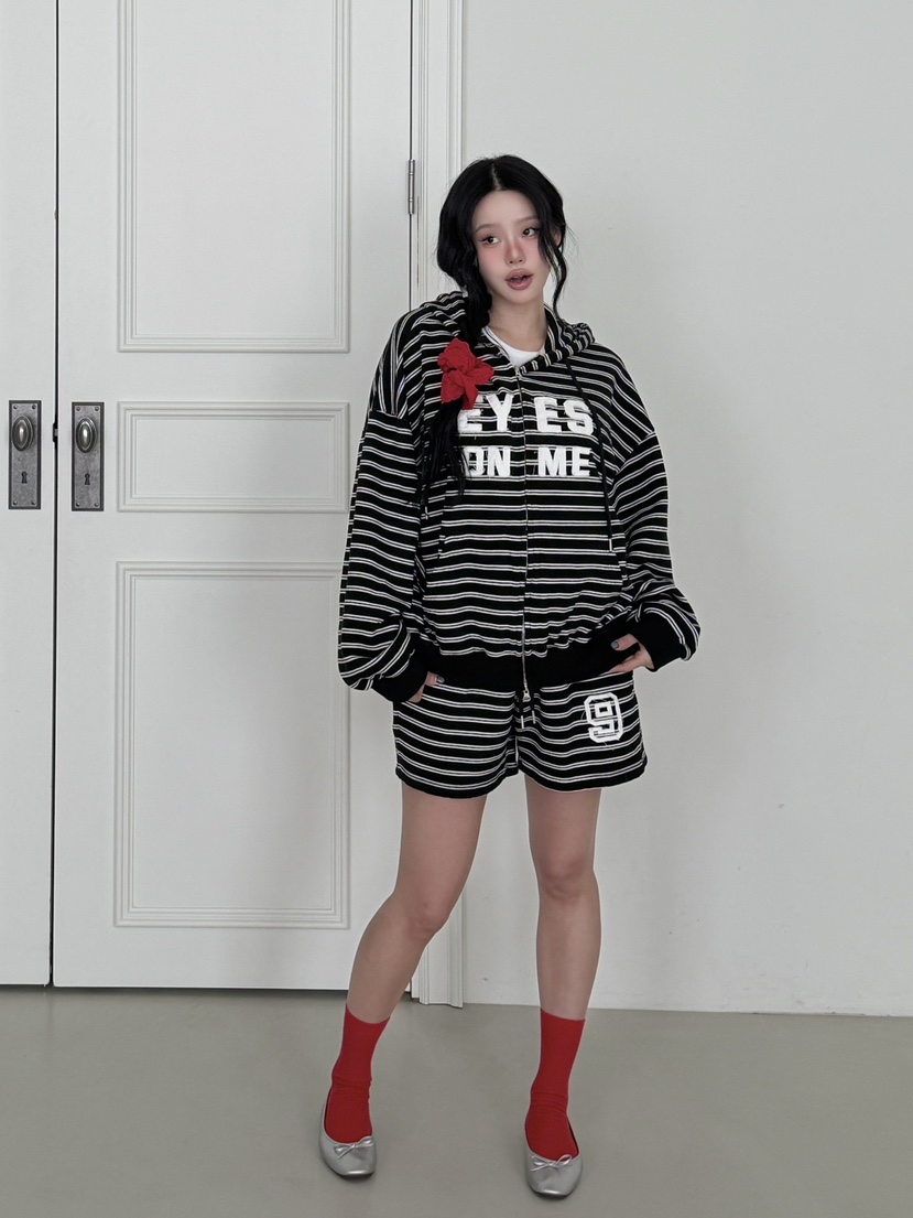 SUGAR CASE韓國直郵女裝新款職業熱賣26春夏夾克拉鏈貼花SUGAR CASE夾克