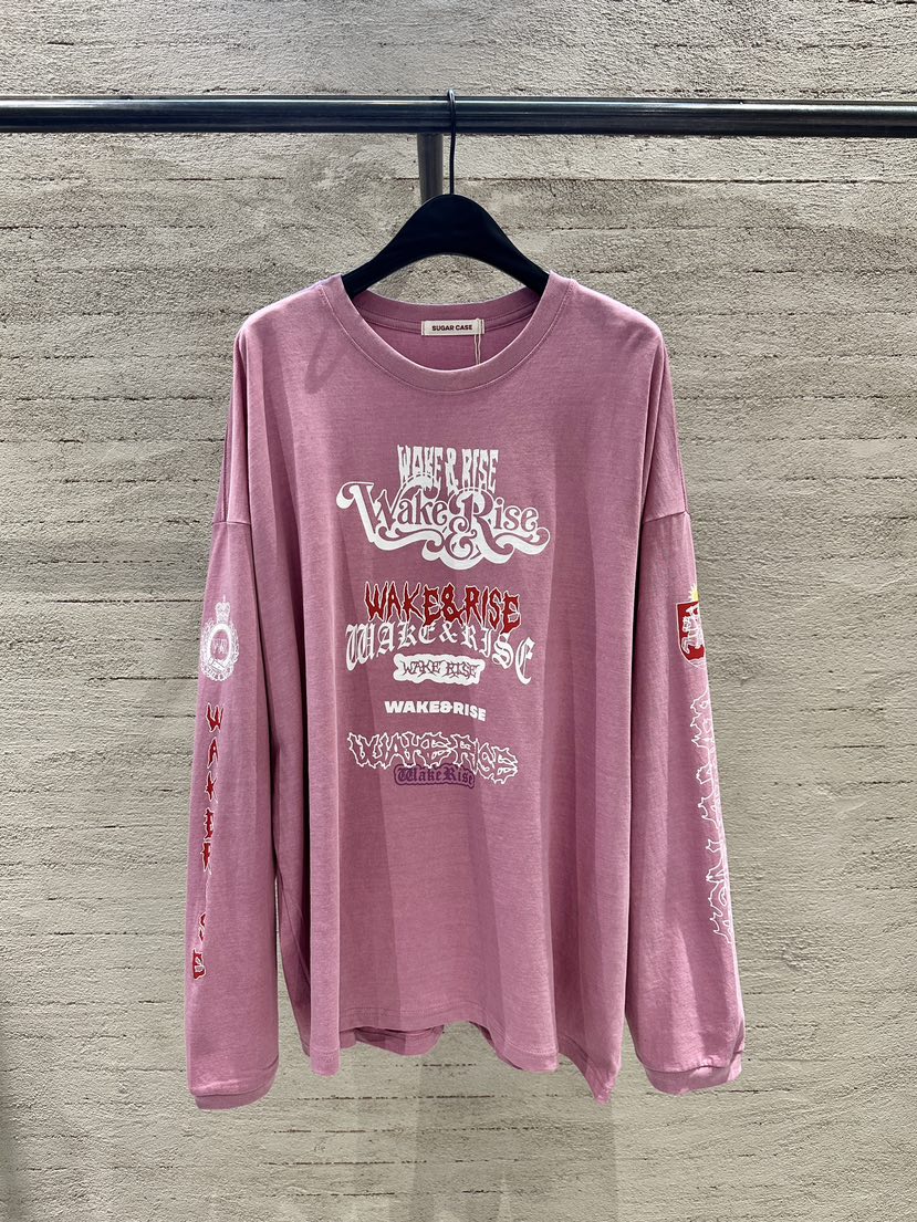 SUGAR CASE韓國直郵女裝新品26春夏熱賣休閑真品長袖T恤SUGAR CASE長袖T恤圖色3