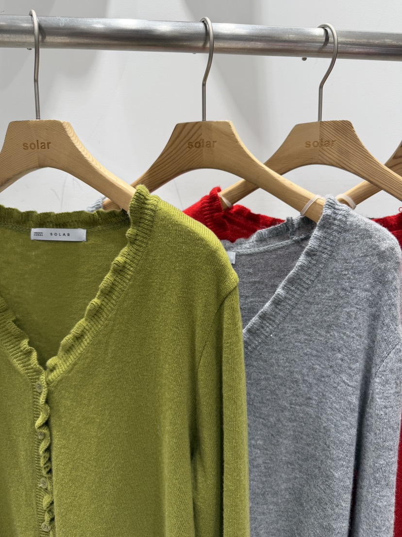 SOLAR韓國代購女士新款26春夏職業熱賣休閑時尚針織衫開衫SOLAR針織衫