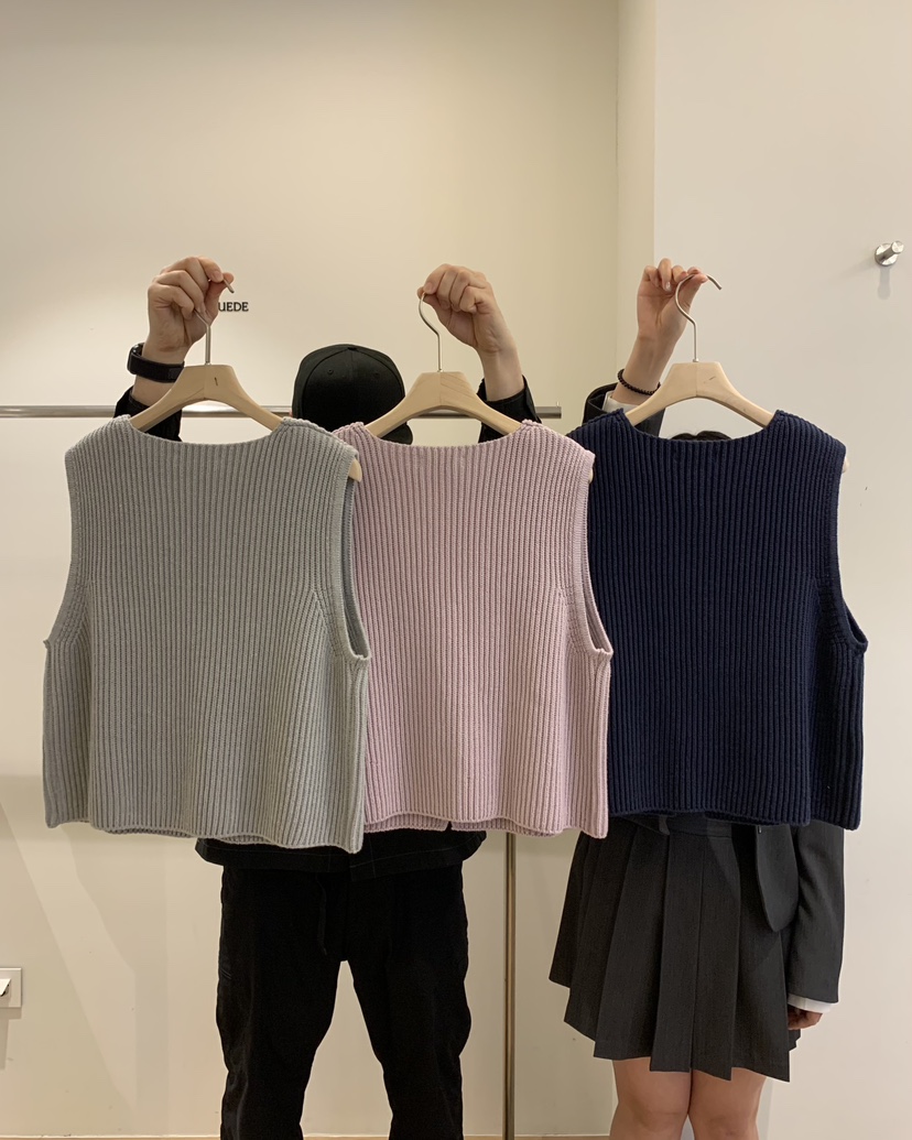 JUEDE韓國代購女裝新品推薦人氣休閑馬甲JUEDE馬甲