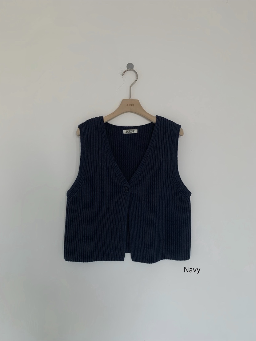 JUEDE韓國代購女裝新品推薦人氣休閑馬甲JUEDE馬甲圖色1