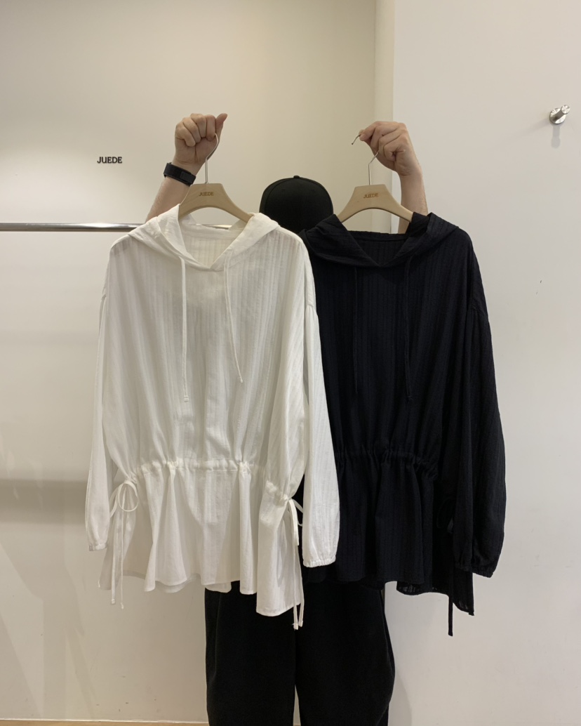 JUEDE韓國代購女士新款休閑襯衫蕾絲衫JUEDE襯衫/蕾絲衫