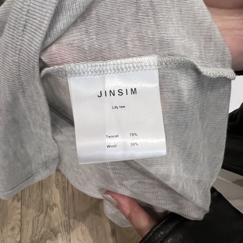 JINSIM韓國直郵女士新款真品26春夏熱賣休閑推薦職業長袖T恤JINSIM長袖T恤