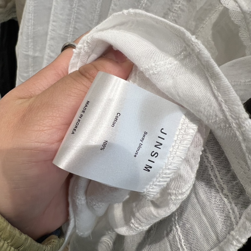 JINSIM東大門代購女士新款26春夏熱賣推薦人氣襯衫蕾絲衫JINSIM襯衫/蕾絲衫