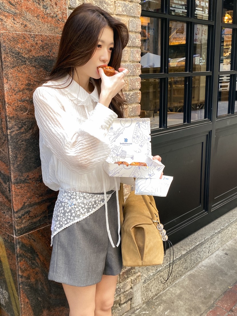 ERUME東大門直郵女士新品職業時尚休閑26春夏推薦襯衫蕾絲衫ERUME襯衫/蕾絲衫