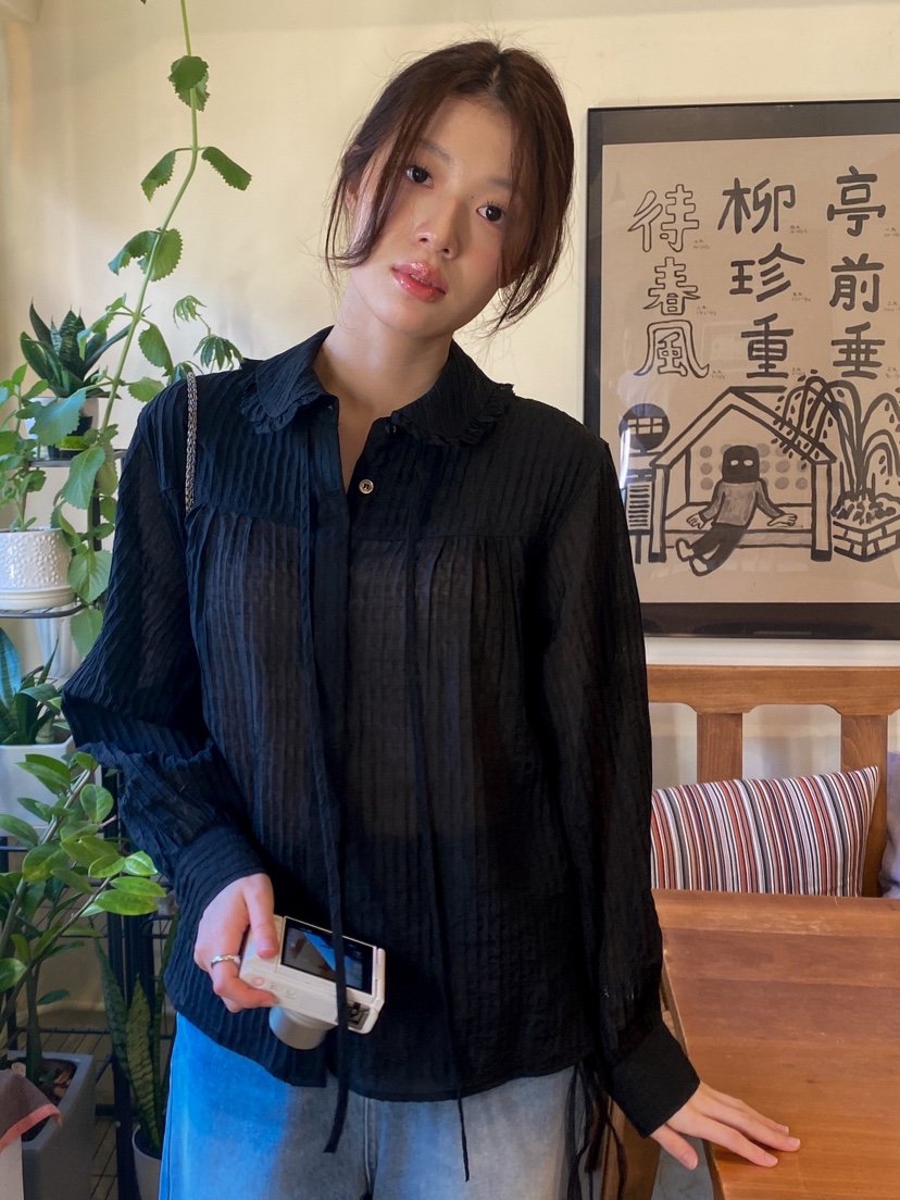 ERUME東大門直郵女士新品職業時尚休閑26春夏推薦襯衫蕾絲衫ERUME襯衫/蕾絲衫