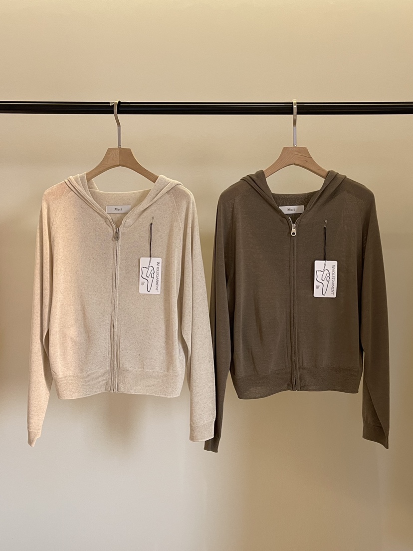 THE MUI東大門實拍女士新款人氣真品職業26春夏夾克拉鏈連帽THE MUI夾克