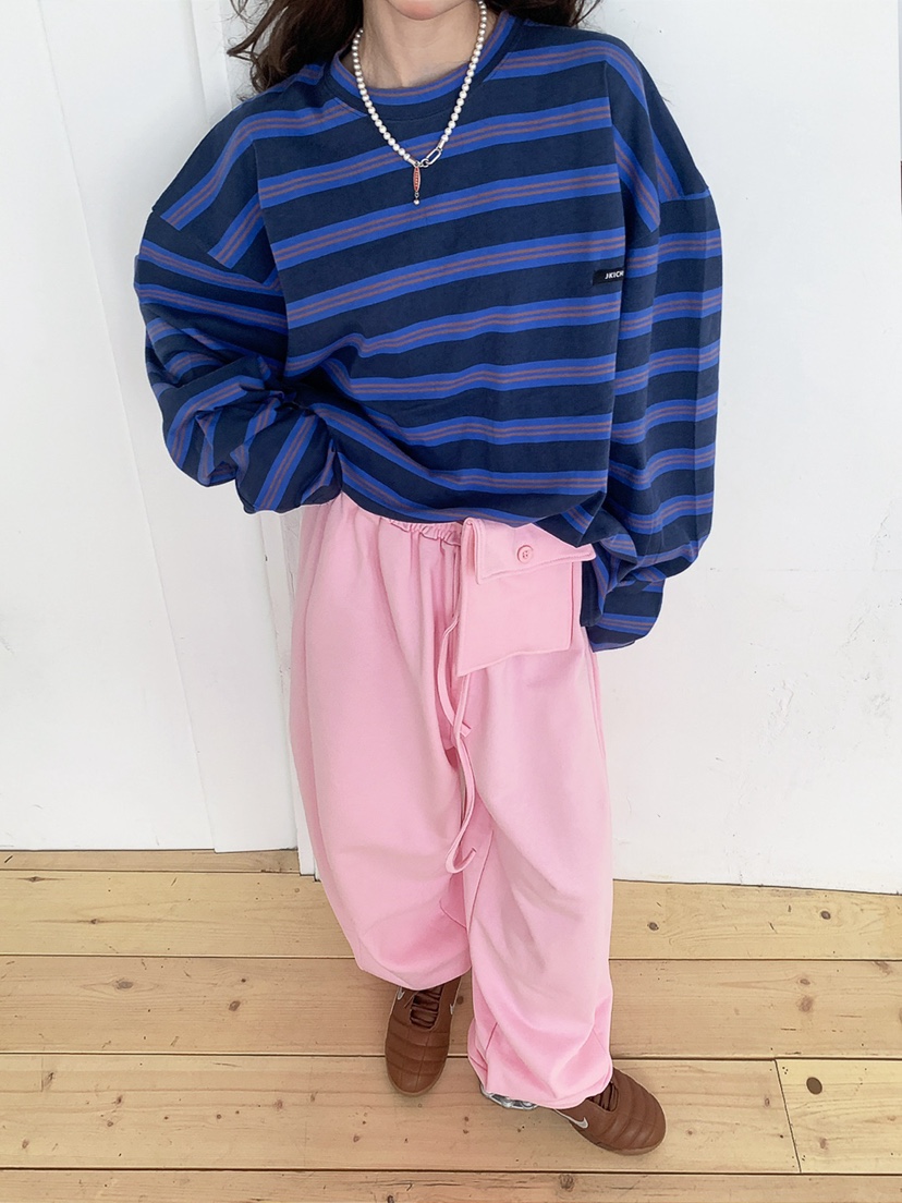 JKICHI東大門直郵女士新款熱賣真品26春夏休閑褲含腰包口袋JKICHI休閑褲