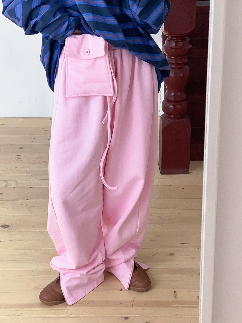 JKICHI東大門直郵女士新款熱賣真品26春夏休閑褲含腰包口袋JKICHI休閑褲