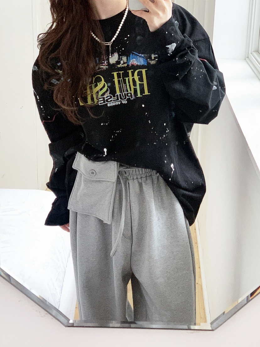 JKICHI東大門直郵女士新款熱賣真品26春夏休閑褲含腰包口袋JKICHI休閑褲