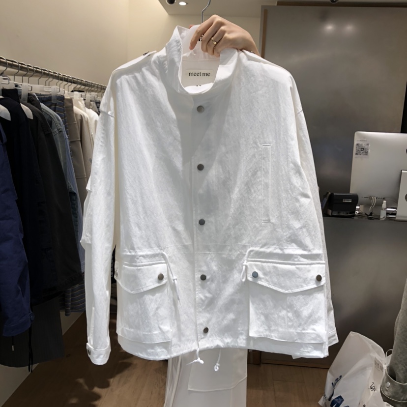MEET ME韓國代購女裝新款26春夏人氣職業推薦熱賣休閑夾克MEET ME夾克圖色2